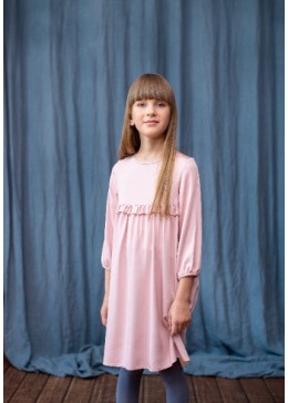 TopHat розовое платье для девочки 19528